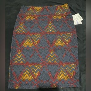 NWT Large High Waisted Stretchy Knee Length skirt Measurements in pics Cute 🥰 😍